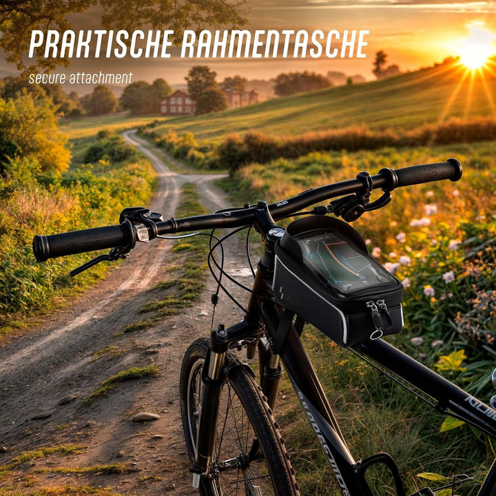 ONEFLOW Premium Handyhalterung Fahrrad Rahmentasche Wasserdicht für alle Samsung Serien | Handyhalte
