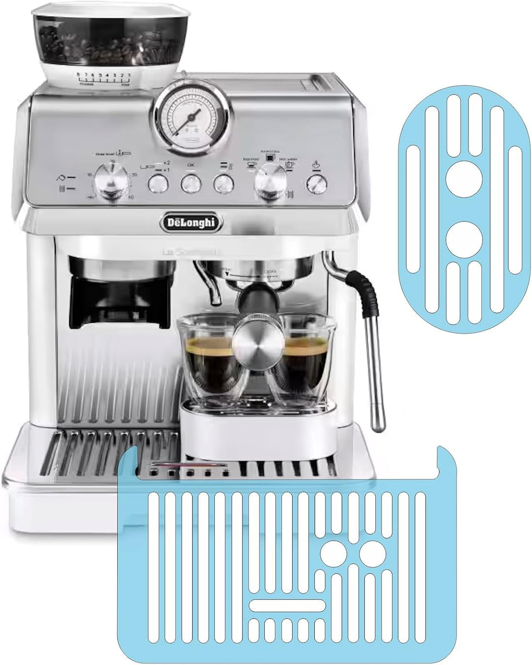 5 x Schutzfolie - Kratzschutz passend für DeLonghi Siebträgermaschine La Specialista Arte/Arte Evo E