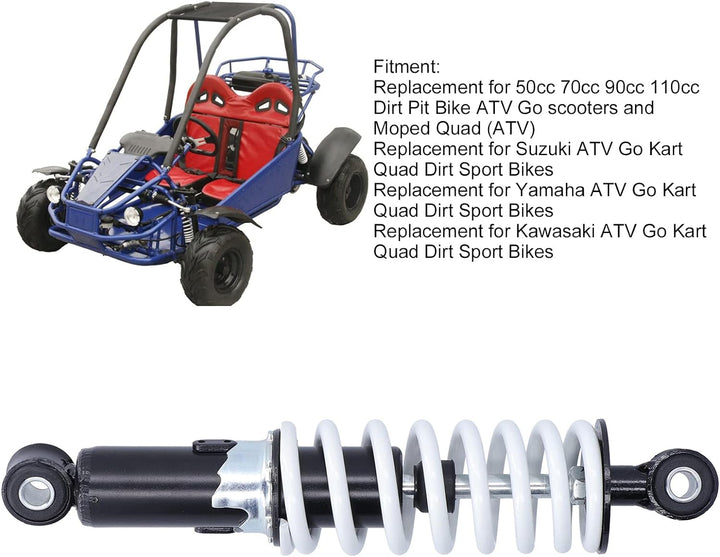 Yctze Dämpfer der Hinterradaufhängung Stossdämpferstrebe 250mm Universal Motorrad Stossdämpfer Einst