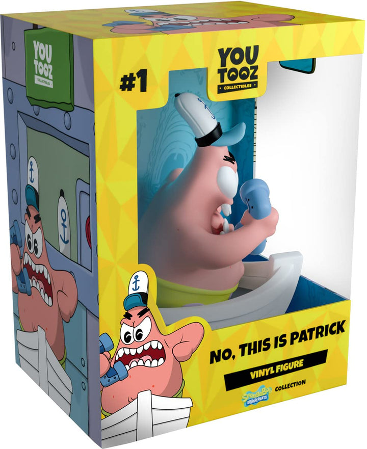 Youtooz Nein, dies ist Patrick 10,9 cm grosse Vinyl-Figur, detailreiches Sammlerstück von Youtooz Sp