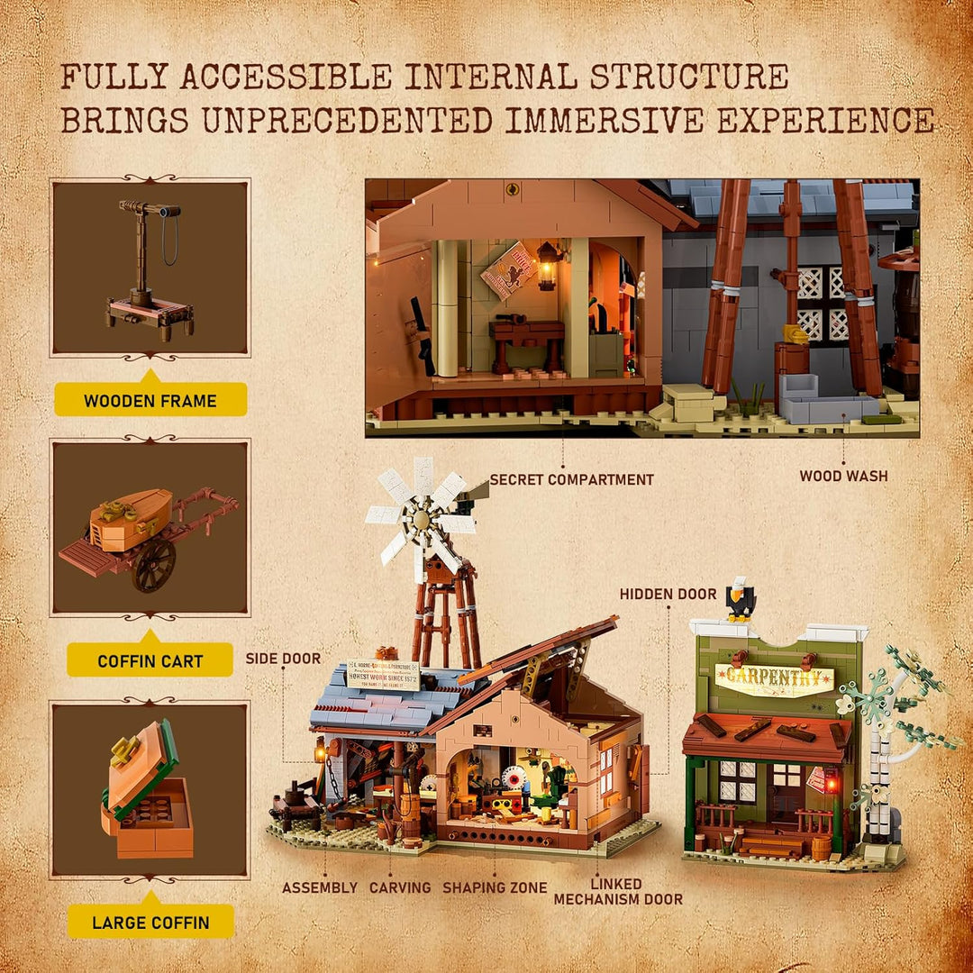 Lumibricks Western Carpentry Workshop Bauset