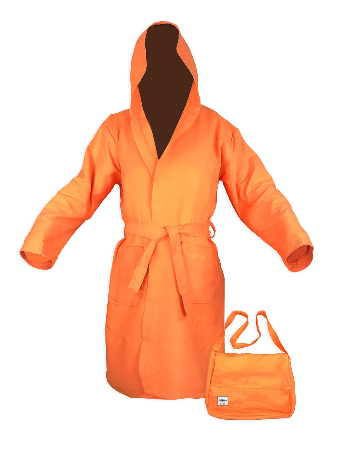 tex family Bademantel Tecnico KIDDY Kinder Mädchen aus, Orange