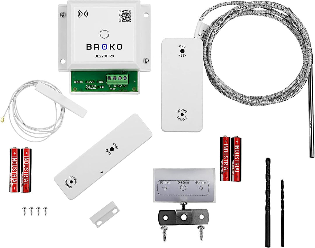 BROKO Funk-Abluftsystems BL220FiT Spar-Set - Einbauversion DIBt/Abluftsteuerung/Sicherheitssteuerung