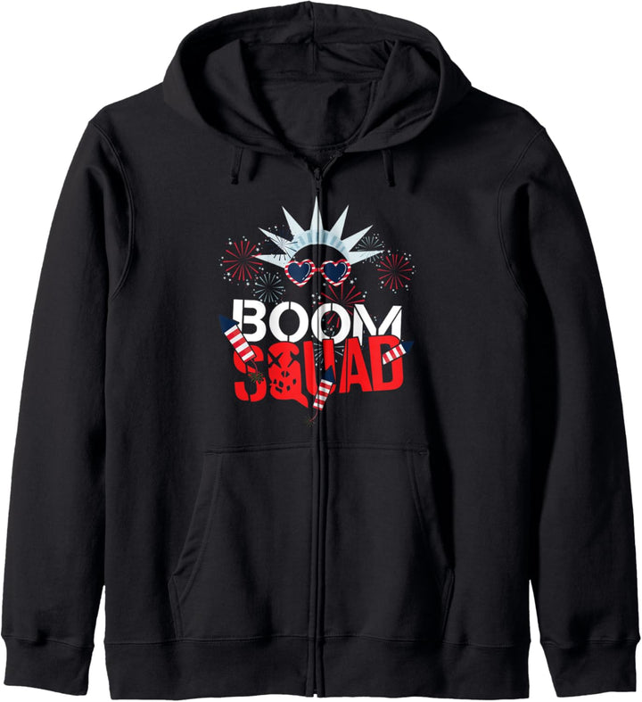 Boom Squad Pyrotechniker Feuerwerk Techniker Feuerwehrmann Kapuzenjacke