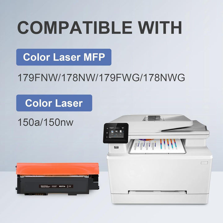 Superpage Ersatz für HP 117A Toner Set Kompatibel für Toner HP Color Laser MFP 179fwg 178nwg 179fnw
