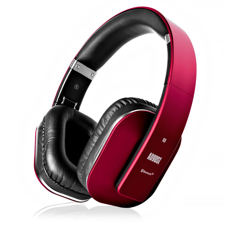 August EP650 - Bluetooth Kopfhörer v4.2 NFC mit aptX Low Latency - Stereo Over Ear Headphones mit Au