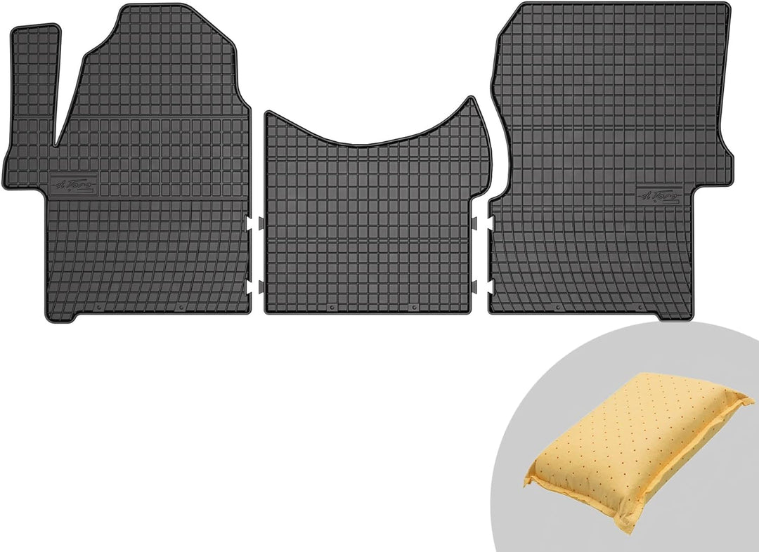 FROGUM EL Toro Gummimatten Ganzjähriges-Set von Autofussmatte Auto Fussmatten für Mercedes-Benz Spri