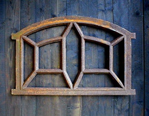 Antikas - Gusseisernes Stallfenster, Eisenfenster De Spin, wie Antik, 88x53