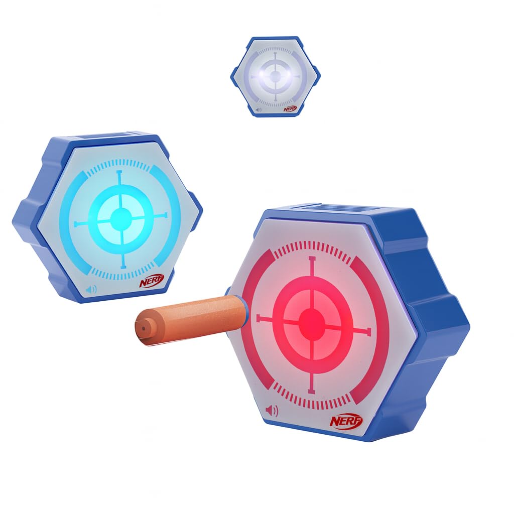 NERF Battlezone 360-Grad-Zielscheibe, multidirektionales Training für Blasters Nerf – Ziel- und Acti