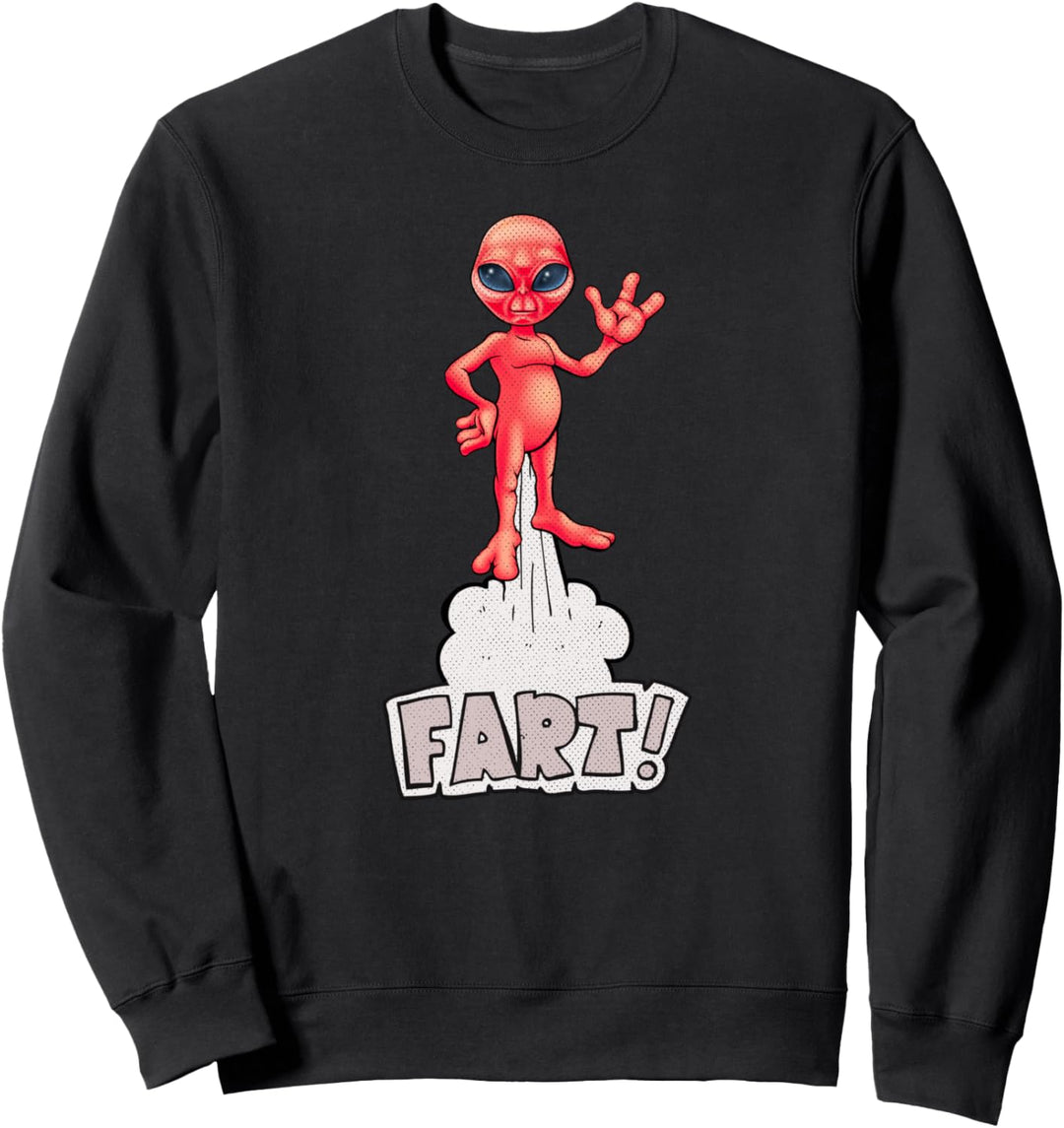 Bereich 51 Alien Furz Sweatshirt