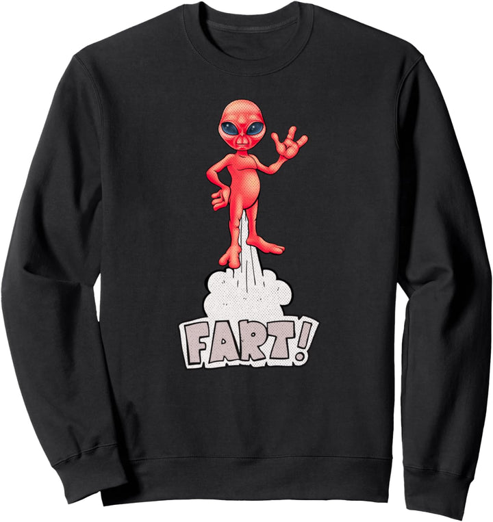 Bereich 51 Alien Furz Sweatshirt