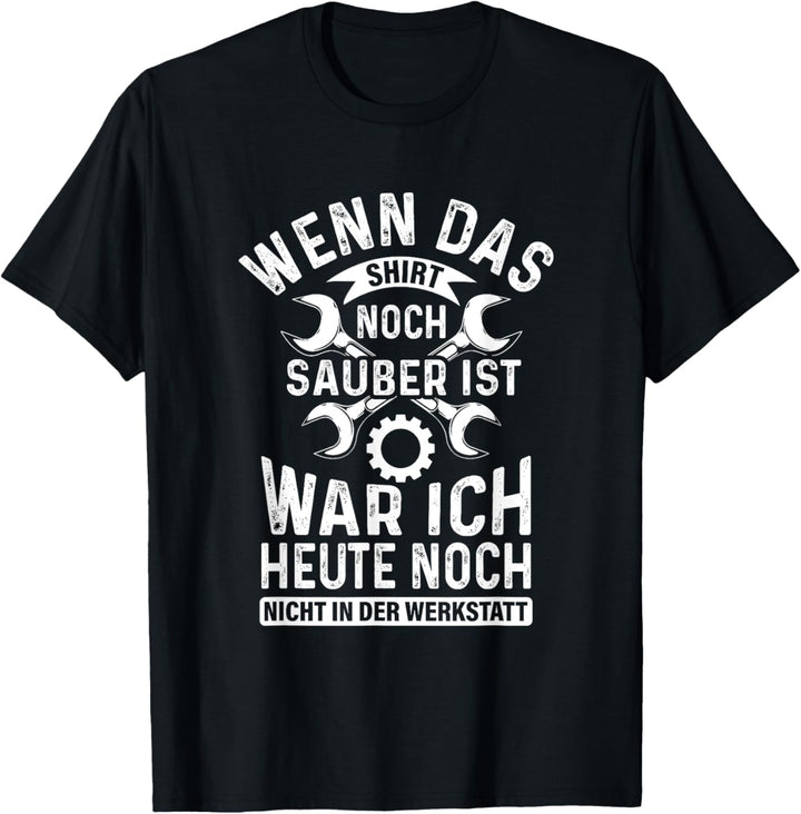 Herren Männer Auto-Schrauber Pkw Motorrad Geschenk Kfz-Werkstatt T-Shirt