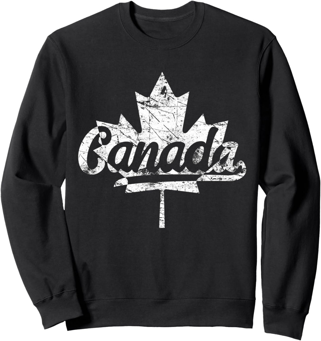 Kanada Retro Vintage Stolze kanadische Flagge Ahornblatt Sweatshirt
