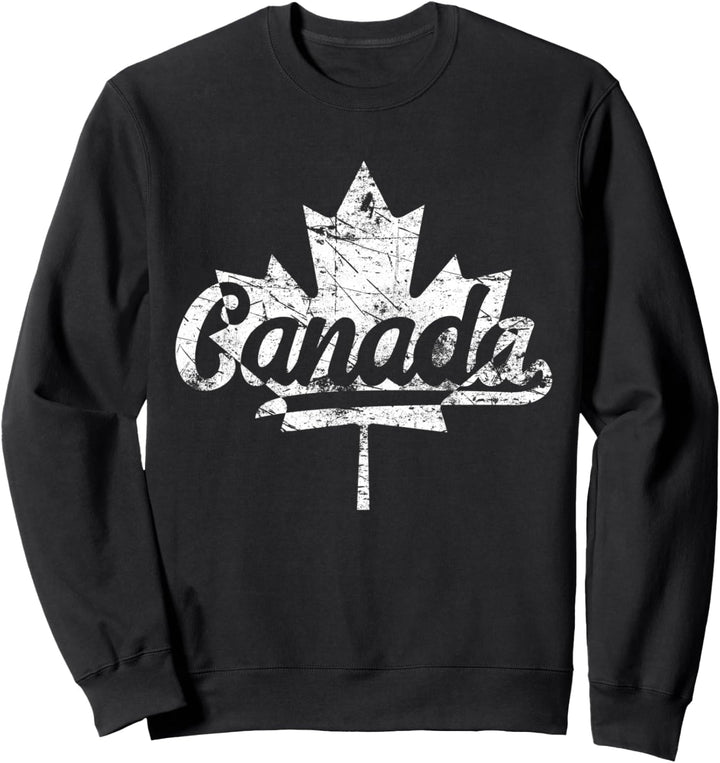 Kanada Retro Vintage Stolze kanadische Flagge Ahornblatt Sweatshirt