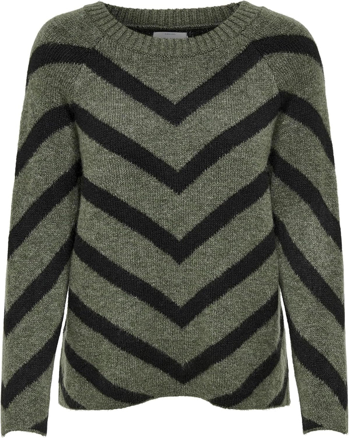 ONLY Damen ONLELIZA L/S Pullover KNT NOOS 15191792 XS Lizard, XS Lizard