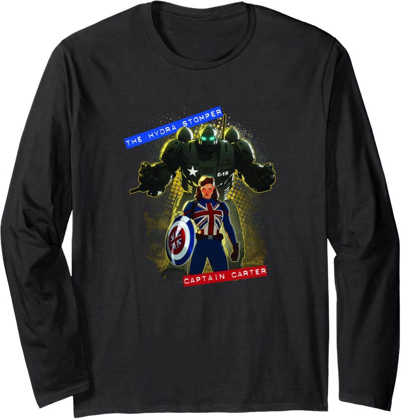 Marvel What If Hydra Stomper And Captain Carter Langarmshirt