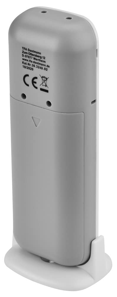 TFA Dostmann 35.1160 RAIN PRO Funk-Wetterstation mit Regenmesser Wettervorhersage, mit Batterien Bun