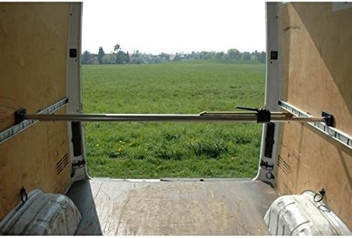 kuriershop 2 x Klemmbalken, Aluminium, 42 mm, verstellbar 1,68-2,05 m