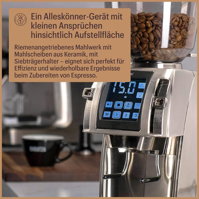 Baratza - Forte AP 230V Kaffeemühle - Elektrische Kaffeemühle mit Mahlwerk, Edelstahl ZCG1085SIL4FEU