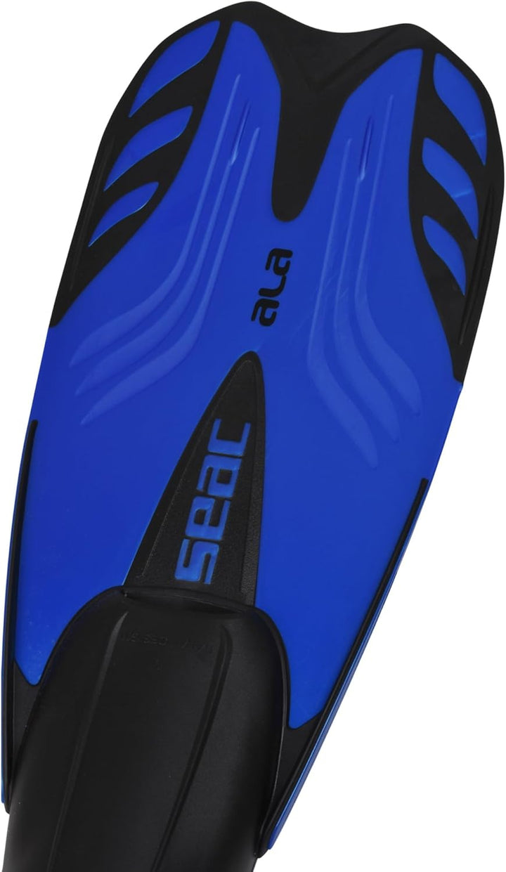 Seac Ala, Flossen mit geschlossenem Fussteil, ideal zum Schnorcheln und Schwimmen 44-45 Blau, 44-45