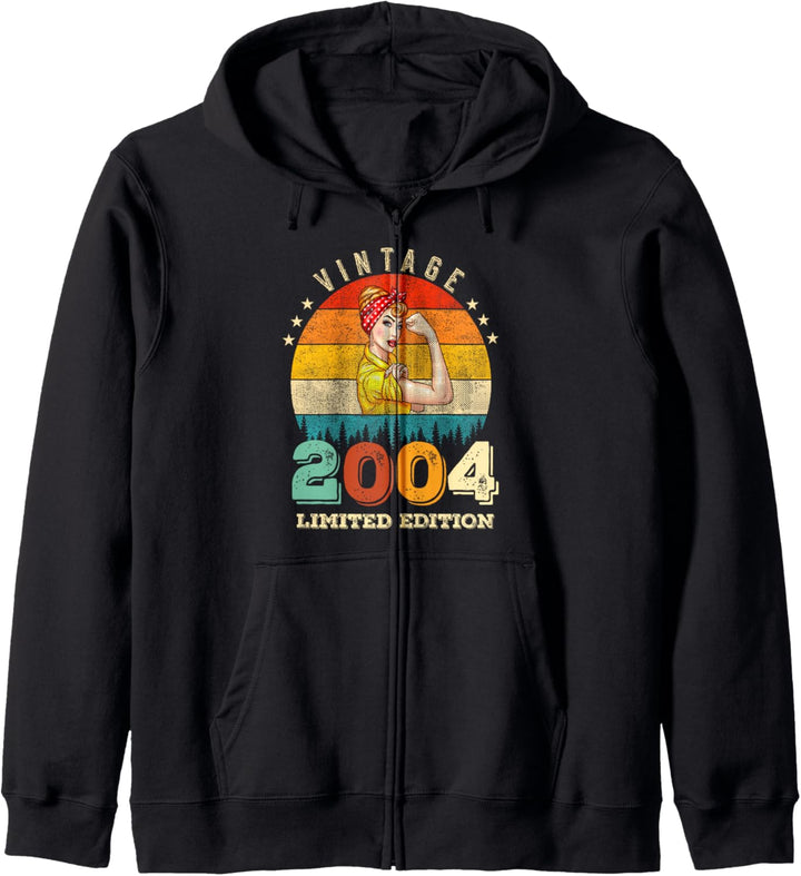 19. Geburtstag 2004 Limited Edition Vintage 19 Jahre alte Frauen Kapuzenjacke