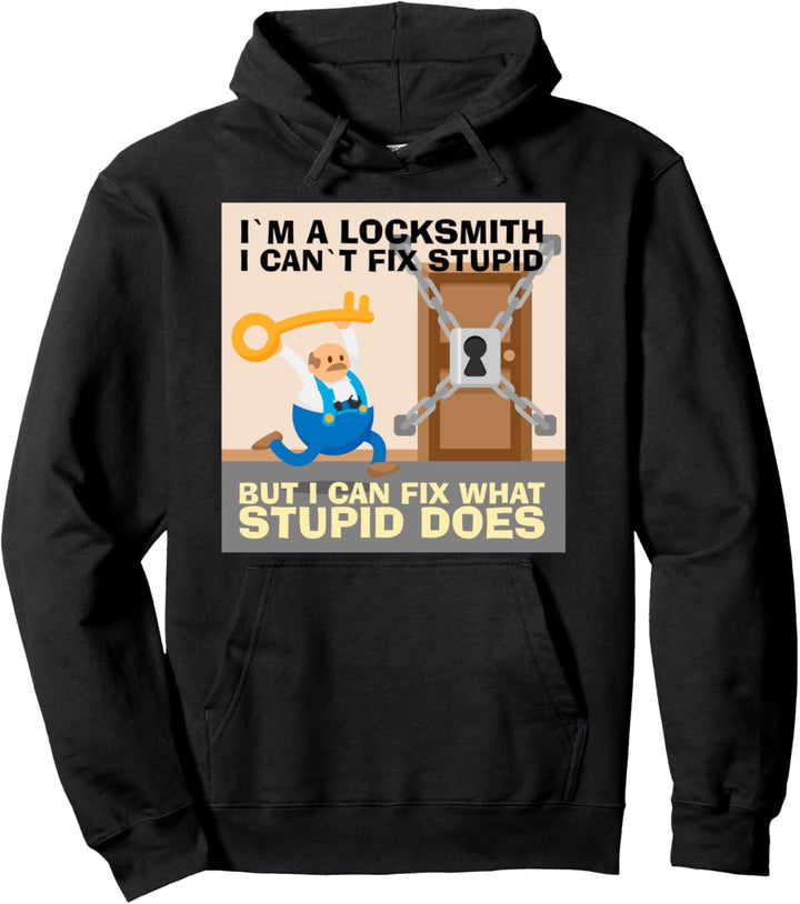 Schlüsseldienst Schlosser Schlüssel Schlüsselnotdienst Pullover Hoodie