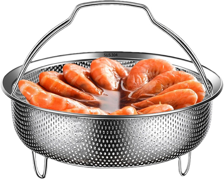 Metall-Dampfkorb – Stahl-Reis-Waschmaschinen-Dampfkörbe, Gemüse-Dampfgarer, Lebensmittel-Dampfkorb m