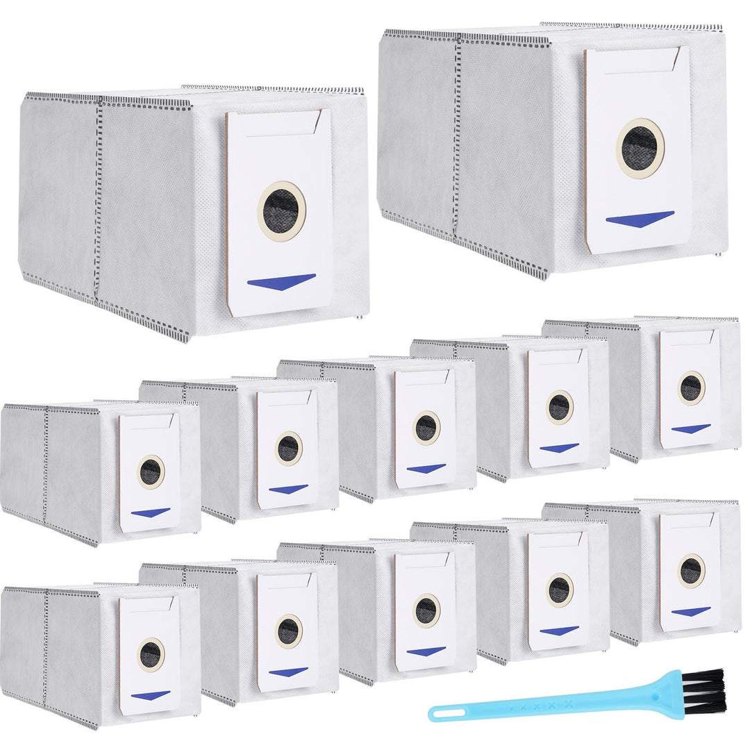 12 Stück Staubbeutel Zubehör für Ecovacs Deebot T30 Omni/ T30 Pro Omni Saugroboter, 3L Grosser Kapaz