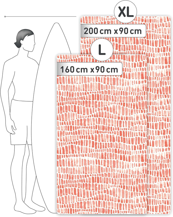 Fit-Flip Strandtuch XXL aus Mikrofaser - leicht und schnelltrocknend - 100% recyceltes Strandhandtuc