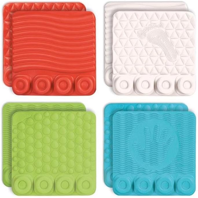 Clementoni 17352 Soft Clemmy Sensorische Krabbeldecke für Babys Bausteine für Kleinkinder ab 10 Mona