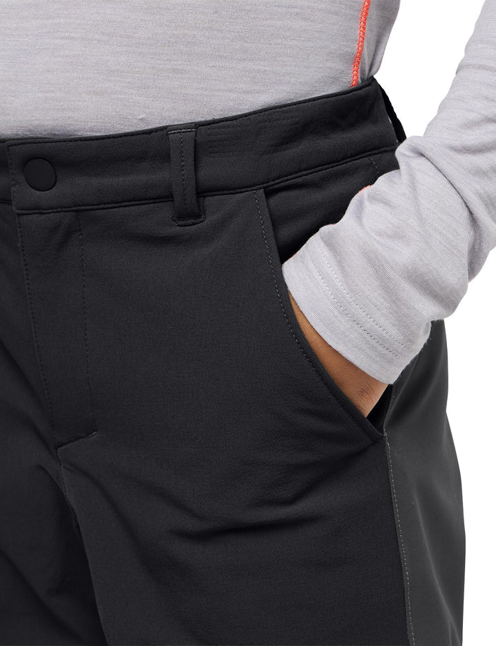 Jack Wolfskin Unisex Kinder Wanderhose Rascal Winter Pants K, Schwarz
