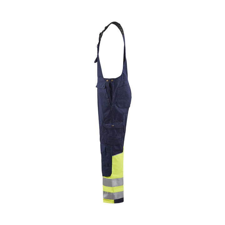 Blaklader 266218008933D92 High Vis Latzhose, Marineblau/Gelb, Grösse D92