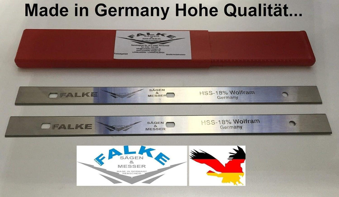 6 Stück HSS Hobelmesser Wendemesser Elektra Beckum Metabo Güde Scheppach 1 Paar 260 x 19 x 1,2 mm