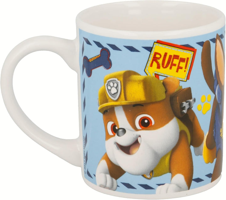 Geschirr-Frühstück-Set | Paw Patrol | 3-Teilig | Porzellan | Geschirr für Jungen