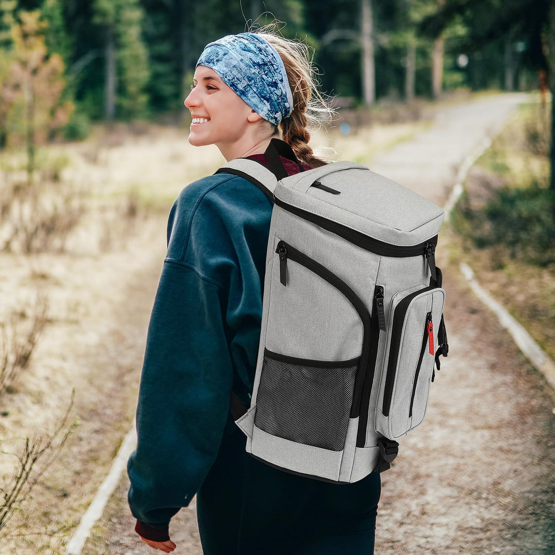 TUGUAN Kühlrucksack 30L Gross Kühltasche Picknickrucksack Isolierte Thermo Rucksack für Camping, Wan