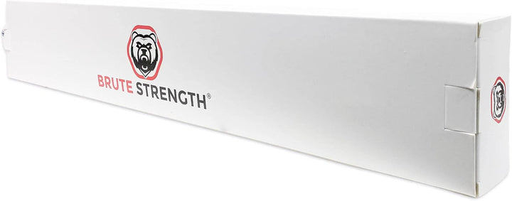 Garderobenständer - 6 Lederbügel &amp; S-Haken - 58 cm - Industrierohr Kleiderstange - Retro - Garderobe