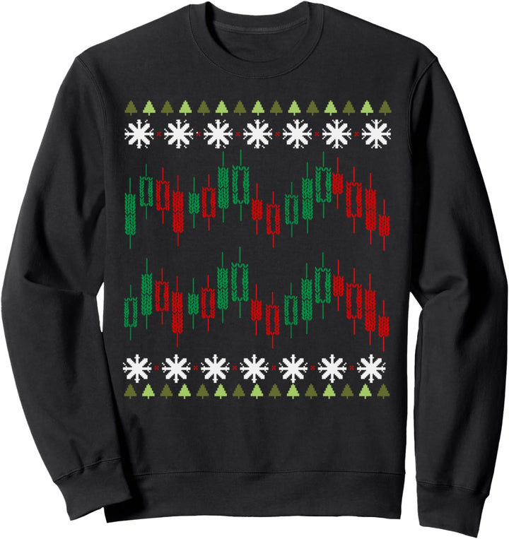 Trading Ugly Christmas Börse Weihnachten Trader Aktien Sweatshirt