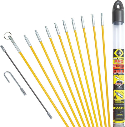 C.K Kabel-Einziehstangensatz Mightyrod PRO 3,3 Meter, 3,3 Meter