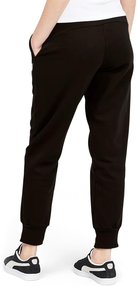 Puma Damen Strickhose ESS Sweatpants FL Cl (S) S Baumwolle, Schwarz-weiss, S Baumwolle, Schwarz-weis
