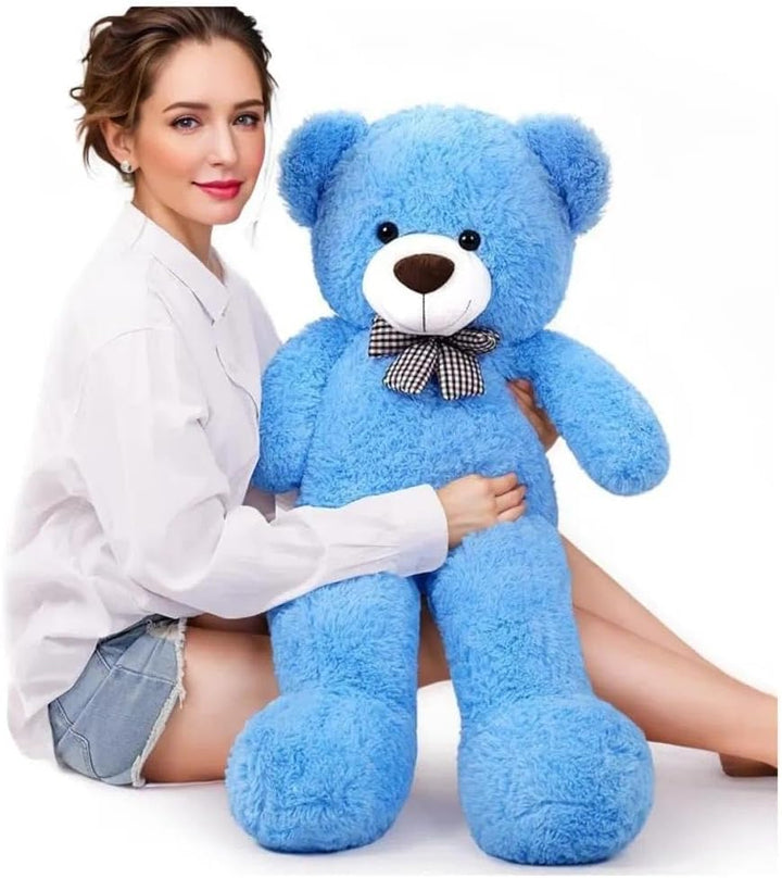 SNOWOLF XXL Teddybär 120cm Riesen Weiches Spielzeug gross Stofftier Plüschtier Plüschbär Kuschelbär