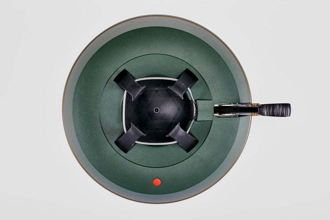 Krinner Comfort Weihnachtsbaumständer, Grösse M, Plastik, Blaugrün, 36 x 36 x 10.5