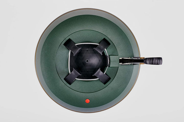 Krinner Comfort Weihnachtsbaumständer, Grösse M, Plastik, Blaugrün, 36 x 36 x 10.5