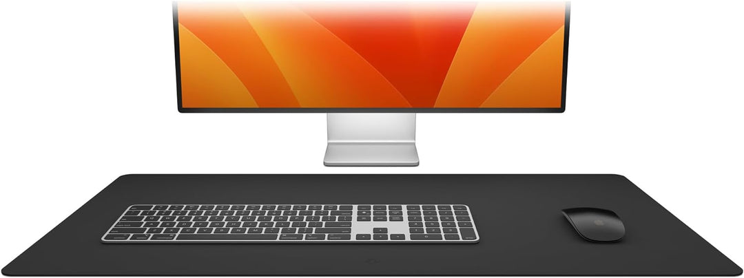 Twelve South DeskPad | Nachhaltige Leder-Verlängerungsmatte für die Maus, spritzwasserfest, rutschfe