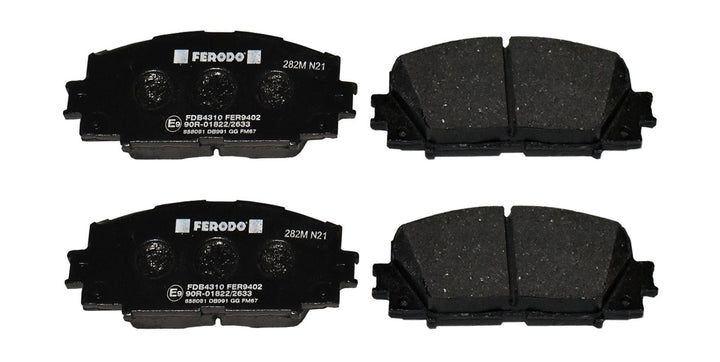 Ferodo FDB4310 PREMIER Bremsbelagsatz, Scheibenbremse - (4-teilig) - (4 Stück)