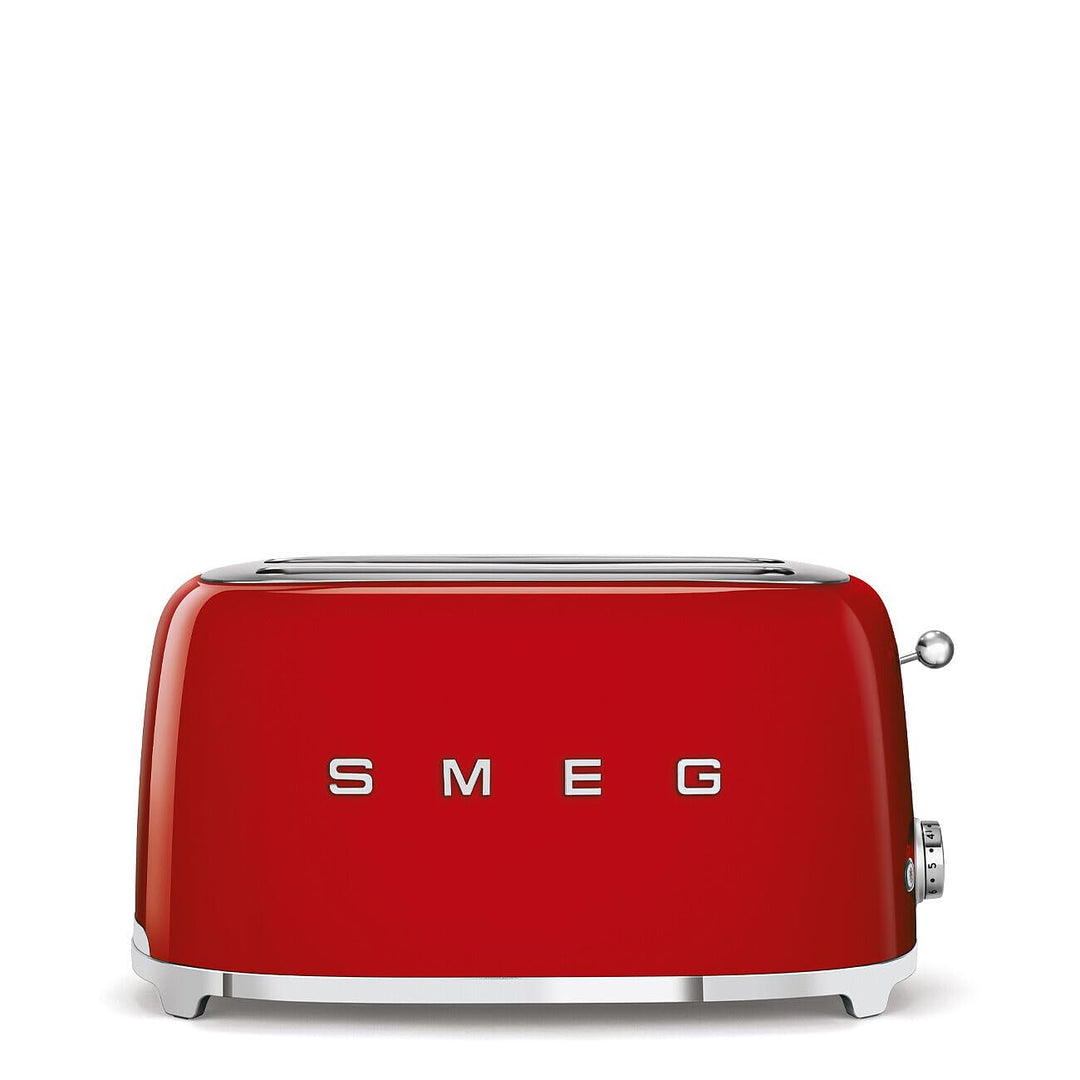 Smeg TSF02RDEU Toaster 4 Scheiben, rot, Rot