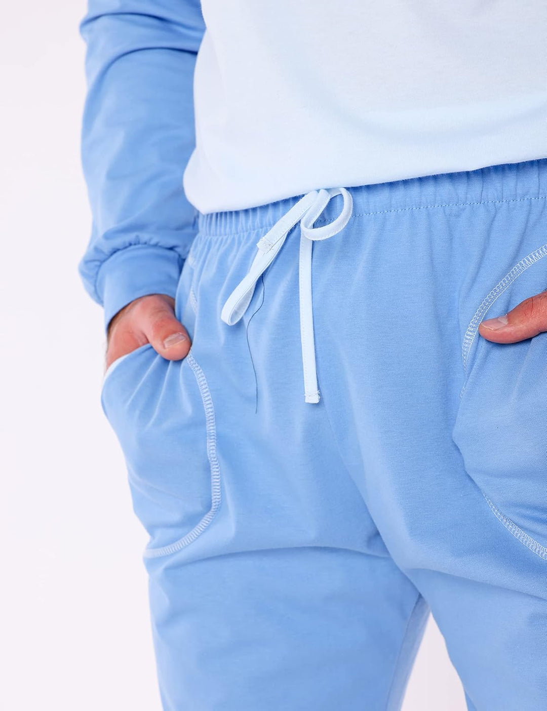 Ladeheid Herren Schlafanzug Zweiteiler aus Baumwolle Langarm Tier Kostüm Tiermotiv Verkleidung mit K