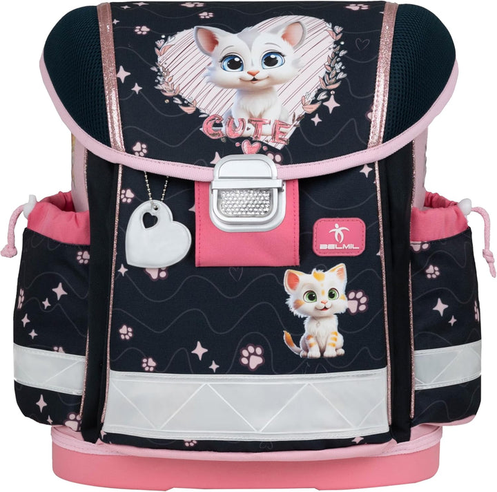 Belmil Classy Schulranzen Set 4 - teilig (403-13/AG/S) Cute Kitten 2