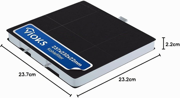 VIOKS Aktivkohlefilter Dunstabzugshaube Ersatz für Bosch Aktivkohlefilter Z5101X1 DHZ5326 11026769 0