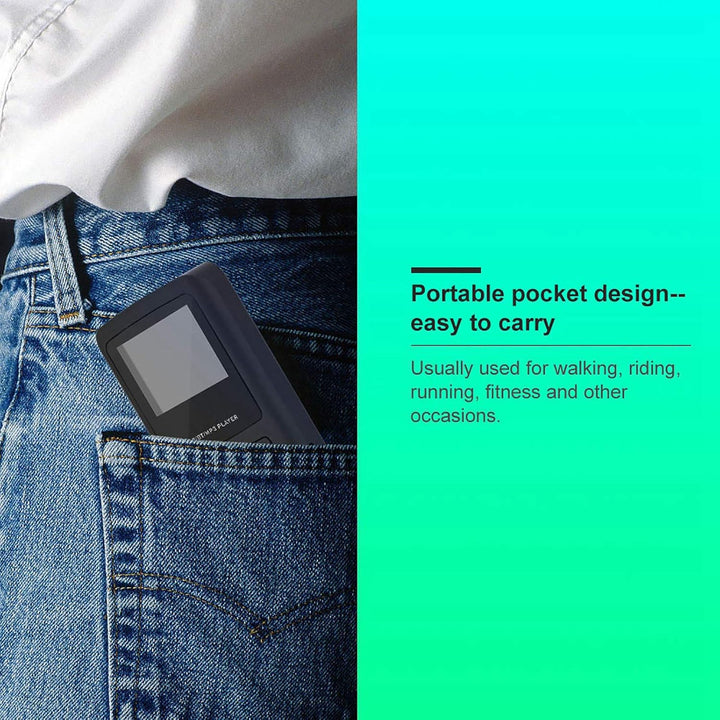 Tragbares DAB/DAB+ Radio, Bluetooth MP3 Player mit Kopfhörer, Unterstützung für TF Karte, Taschen Di