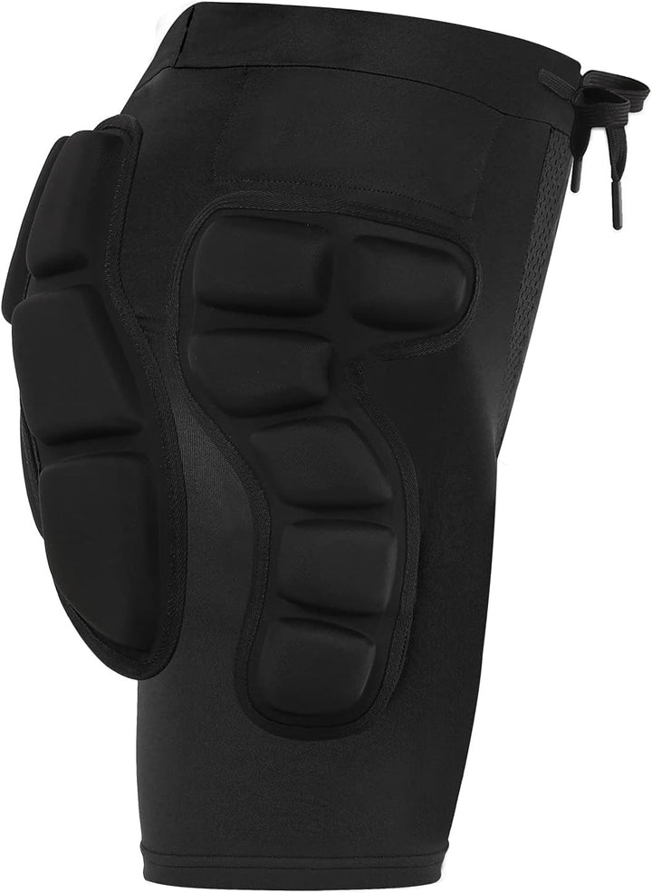 Relaxyee Schützende gepolsterte Shorts, 3D-Schutz, Kurze Hose, Hüftpolster-Kompressionsshorts, Aufpr